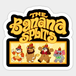 Banana Splits Cartoons Vintage Sticker